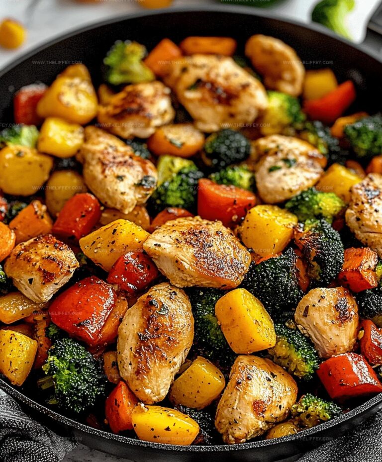 Healthy Chicken And Vegetables Skillet Recipe