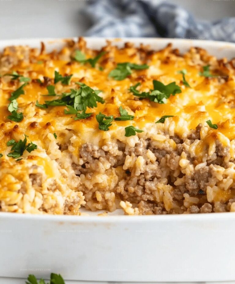 Hamburger Rice Casserole Recipe