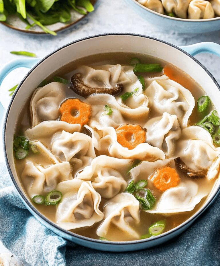 Homemade Wonton Soup Recipe