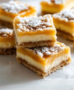 Gooey Salted Caramel Butter Cake Bars Recipe