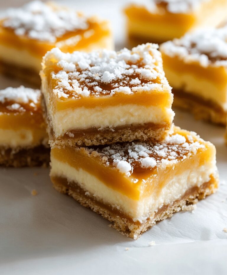 Gooey Salted Caramel Butter Cake Bars Recipe