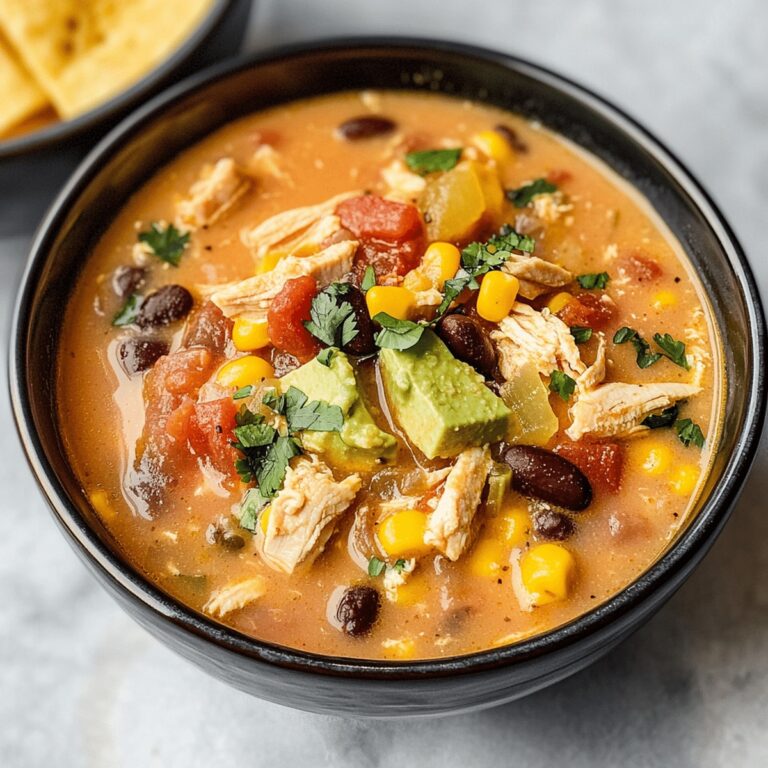 Cozy Chicken Taco Soup Recipe