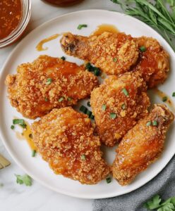 Baked Crunchy Hot Honey Chicken Recipe