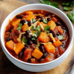 Sweet Potato Black Bean Chili Recipe