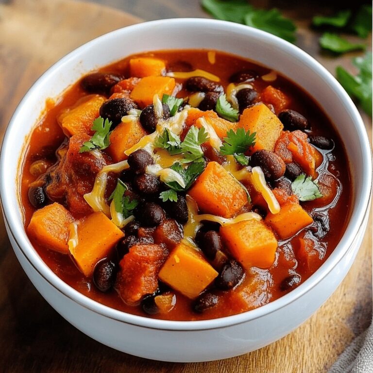 Sweet Potato Black Bean Chili Recipe