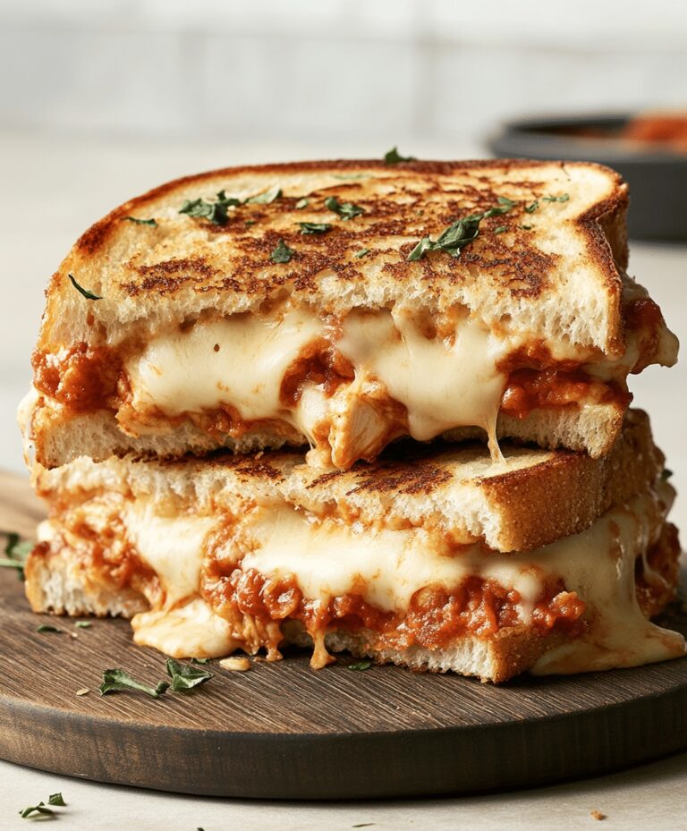 Simple Chicken Parmesan Grilled Cheese Recipe