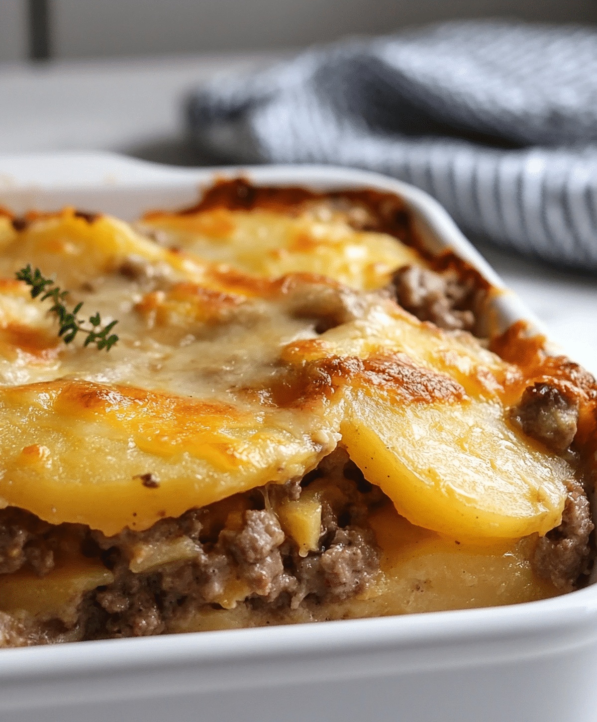 Simple Hamburger Potato Casserole Recipe