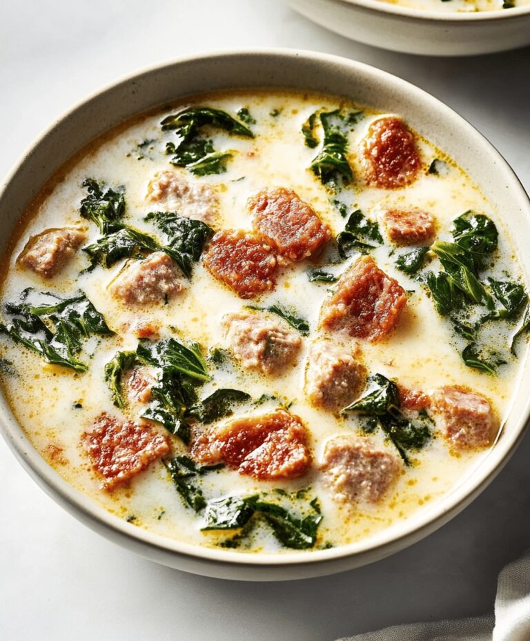 Hearty Olive Garden Zuppa Toscana Soup With Turkey Sausage Recipe