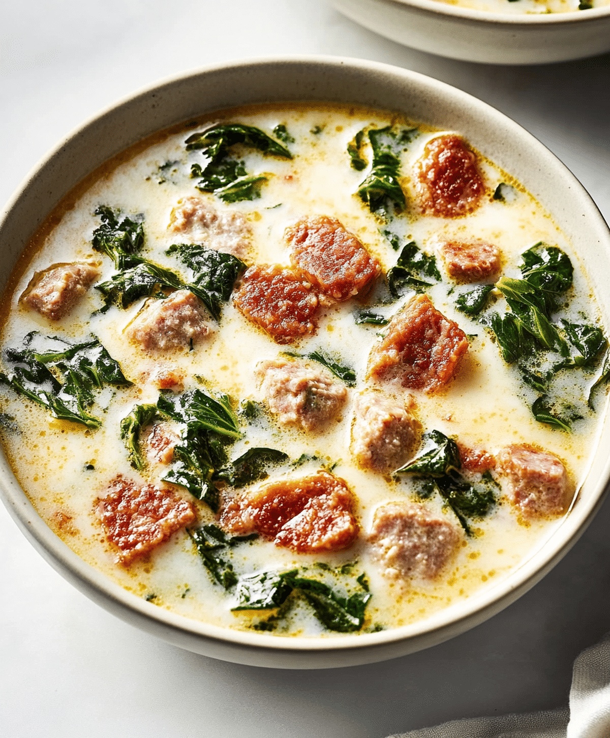 Hearty Olive Garden Zuppa Toscana Soup With Turkey Sausage Recipe