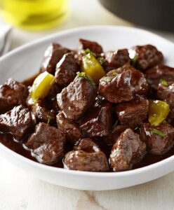 Tender Slow Cooker Mississippi Steak Bites Recipe