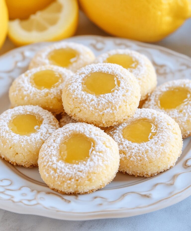 Best Lemon Thumbprint Cookies Recipe