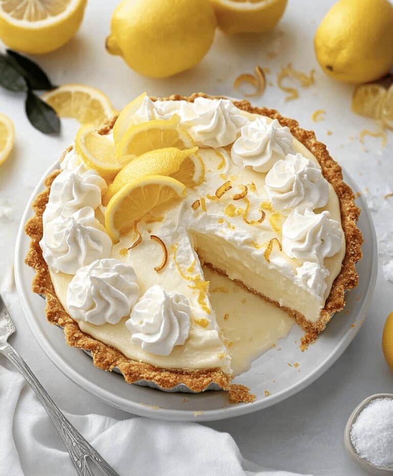 Zesty Lemon Pie Recipe