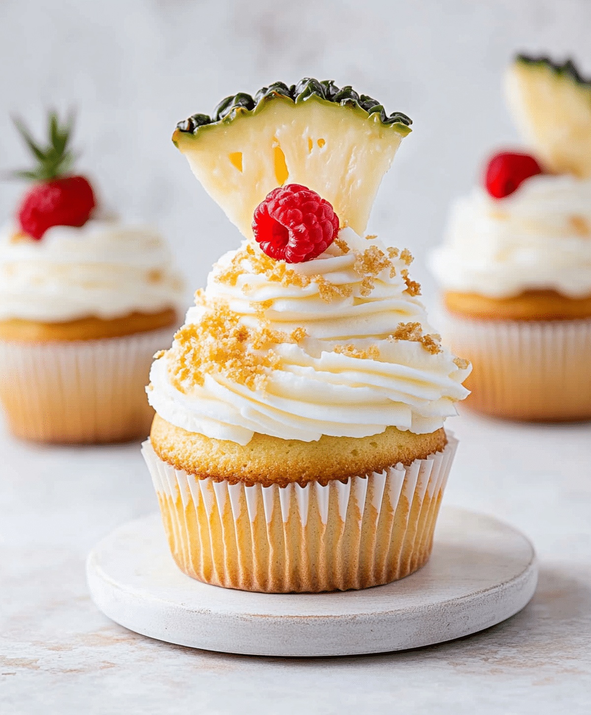 Tropical Pina Colada Cupcakes Recipe