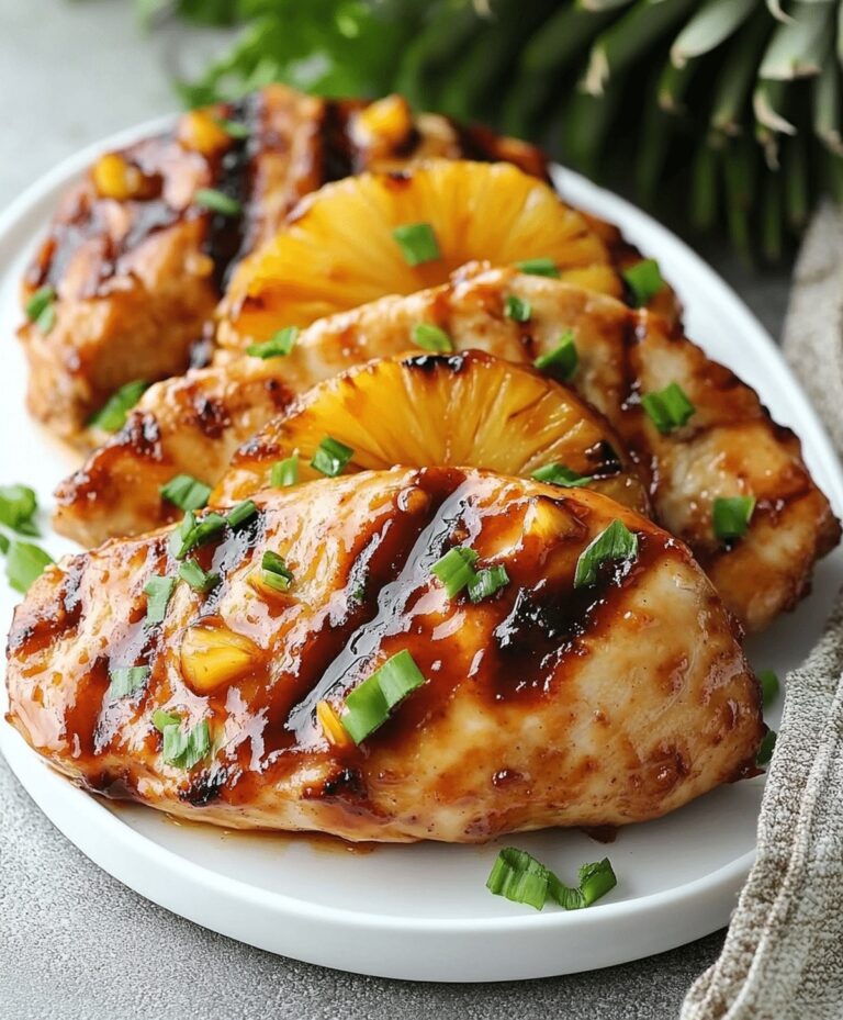Quick Pineapple BBQ Chicken Breast Recipe