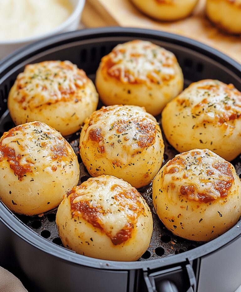 Quick Air Fryer Pizza Bombs Recipe