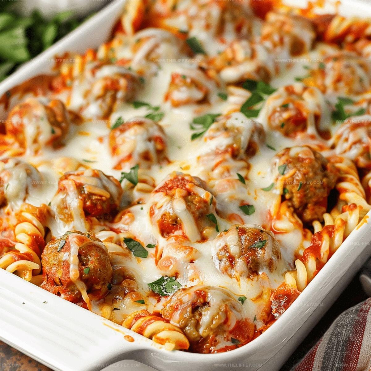 Dump and Bake Meatball Casserole Recipe