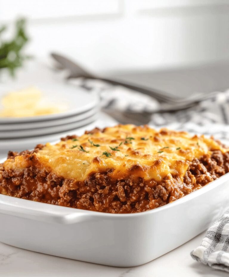 Quick Sloppy Joe Casserole Recipe