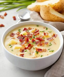 Creamy Potato Soup With Bacon Recipe
