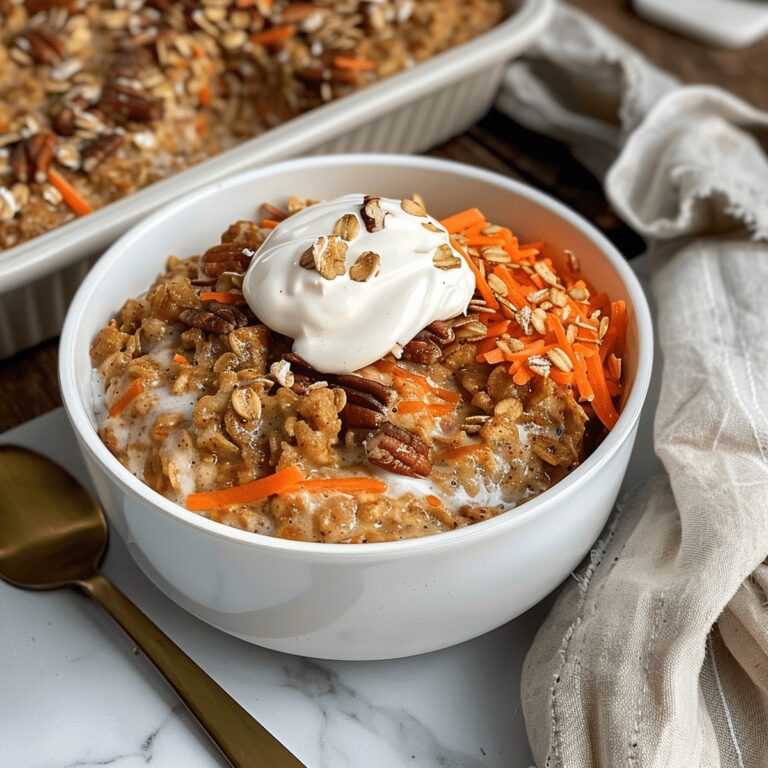 Carrot Cake Oatmeal Recipe