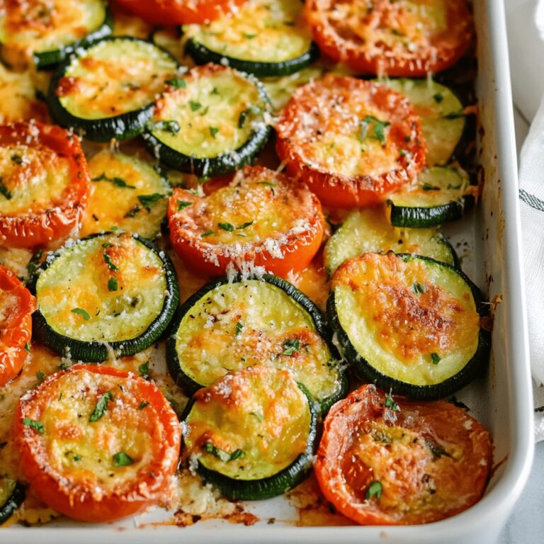 Parmesan Tomato Zucchini Bake Recipe