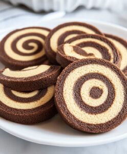Easy No Bake Chocolate Peanut Butter Pinwheels Recipe