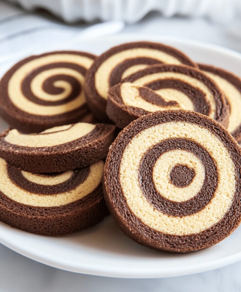 Easy No Bake Chocolate Peanut Butter Pinwheels Recipe
