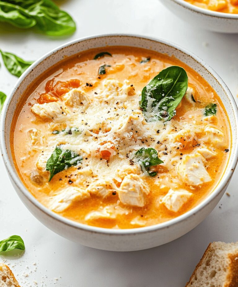 Crock Pot Creamy Chicken Parmesan Soup Recipe