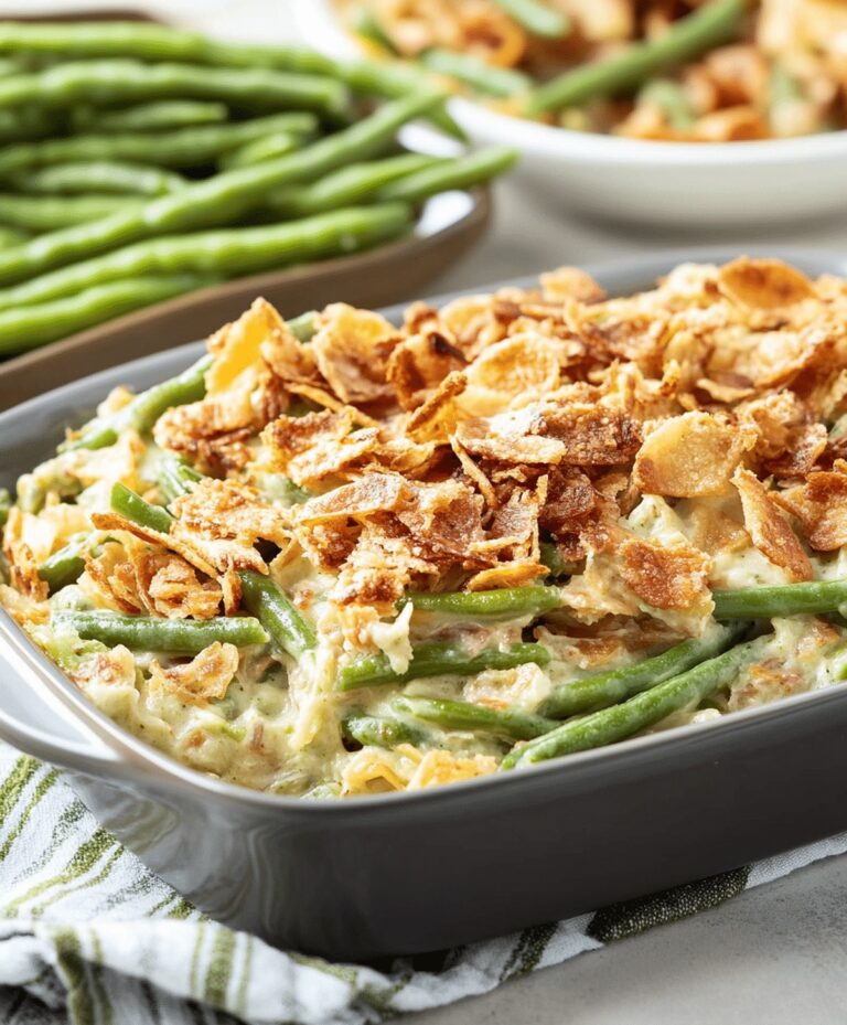 Loaded Green Bean Casserole Recipe