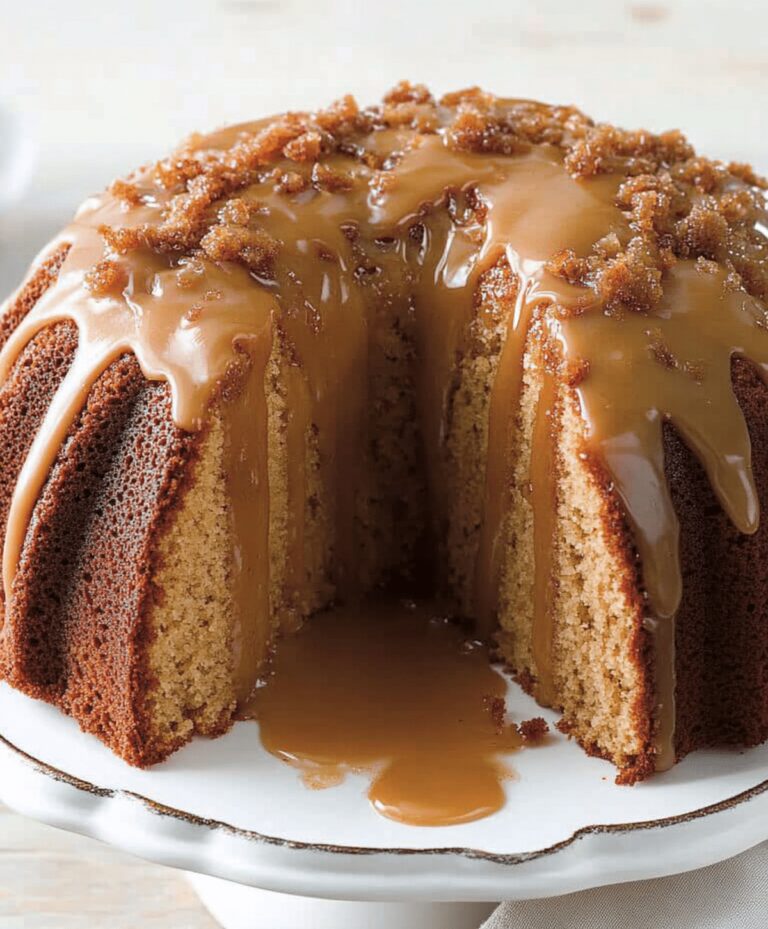 Rich Brown Sugar Caramel Pound Cake Recipe