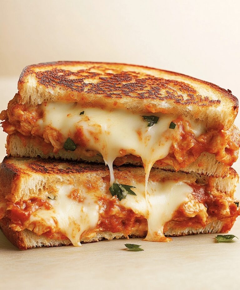 Easy Chicken Parmesan Grilled Cheese Recipe
