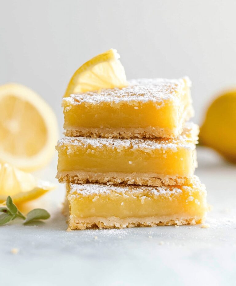 Lemon Bars With Shortbread Crust Recipe
