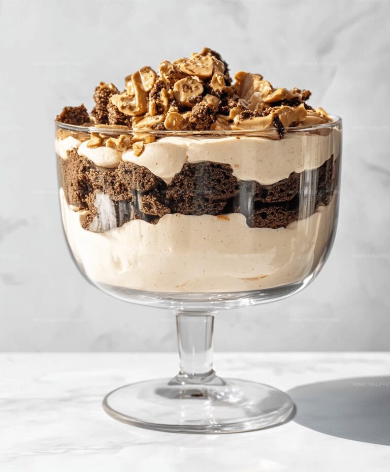 Peanut Butter Fudge Brownie Trifle Recipe