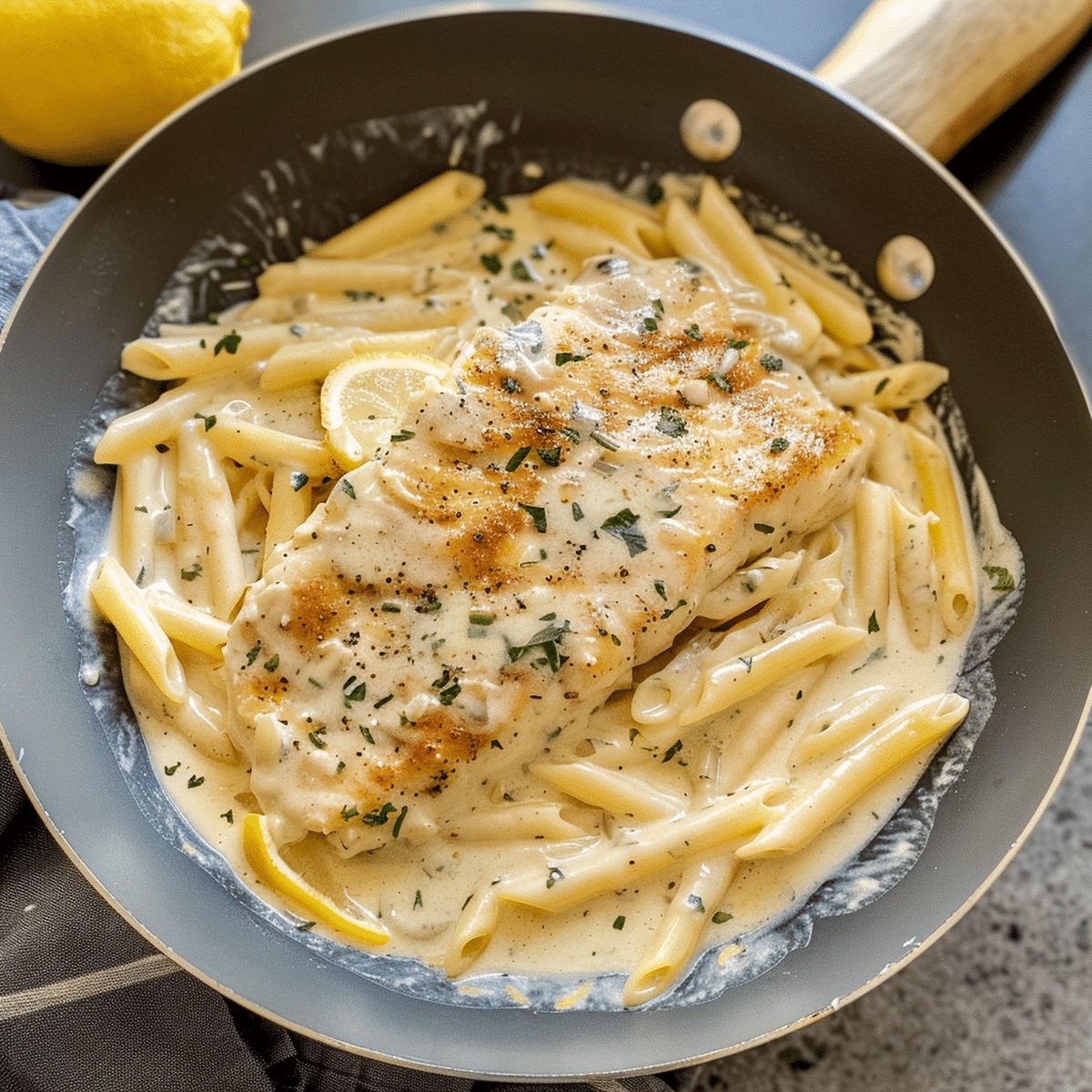 Lemon Garlic Cream Sauce Recipe