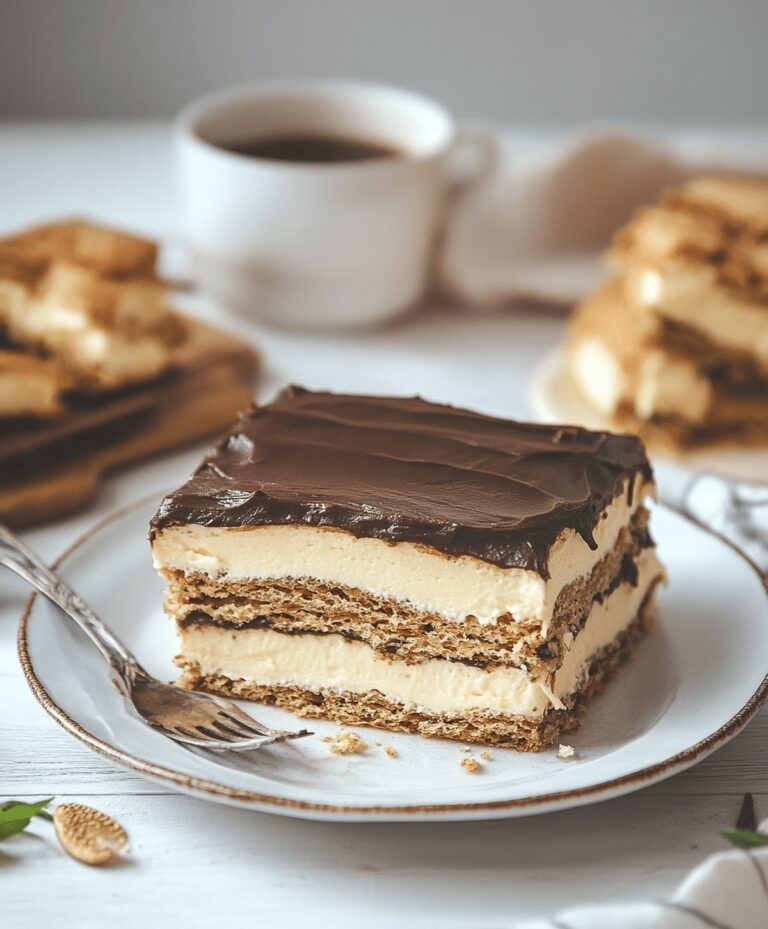 Easy No Bake Eclair Cake Recipe