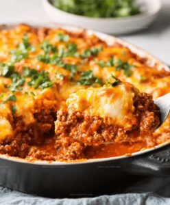 Cheesy Sloppy Joe Casserole Recipe