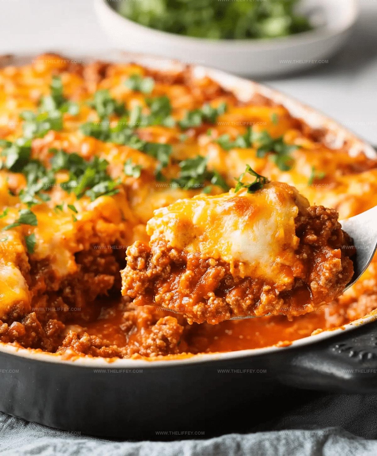 Cheesy Sloppy Joe Casserole Recipe