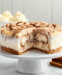 Cinnamon Roll Cheesecake Recipe