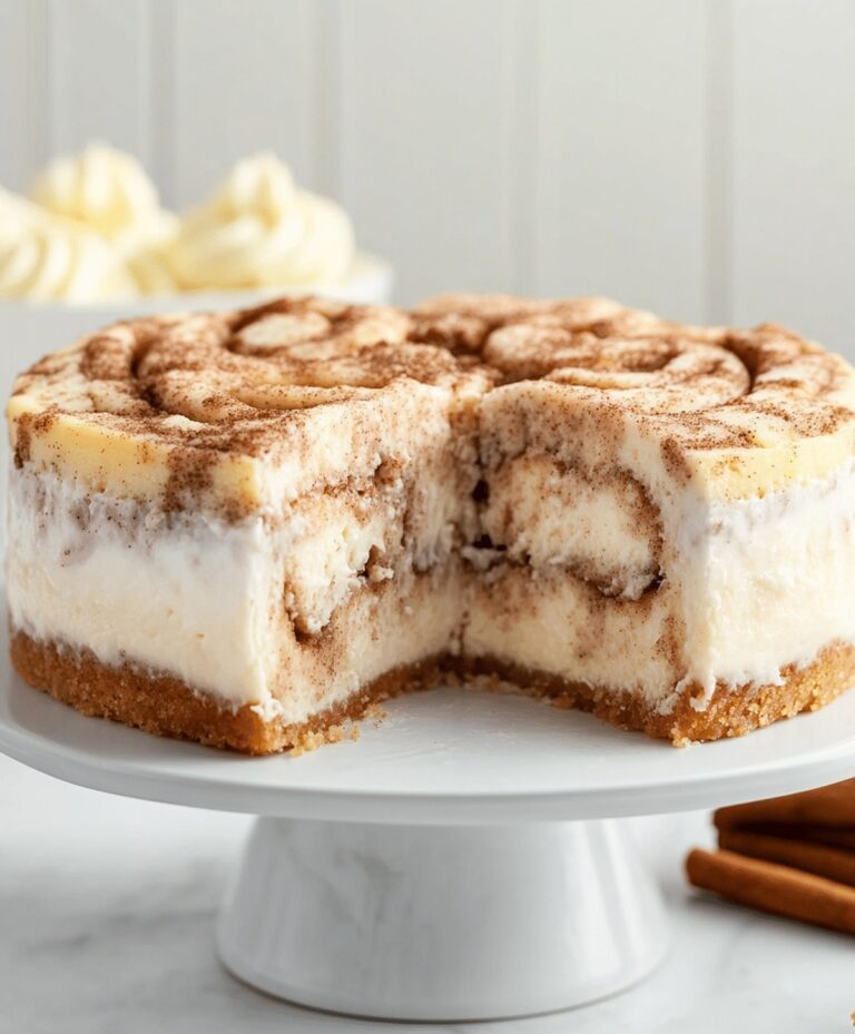 Cinnamon Roll Cheesecake Recipe