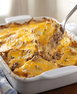 Hearty Hamburger Potato Casserole Recipe