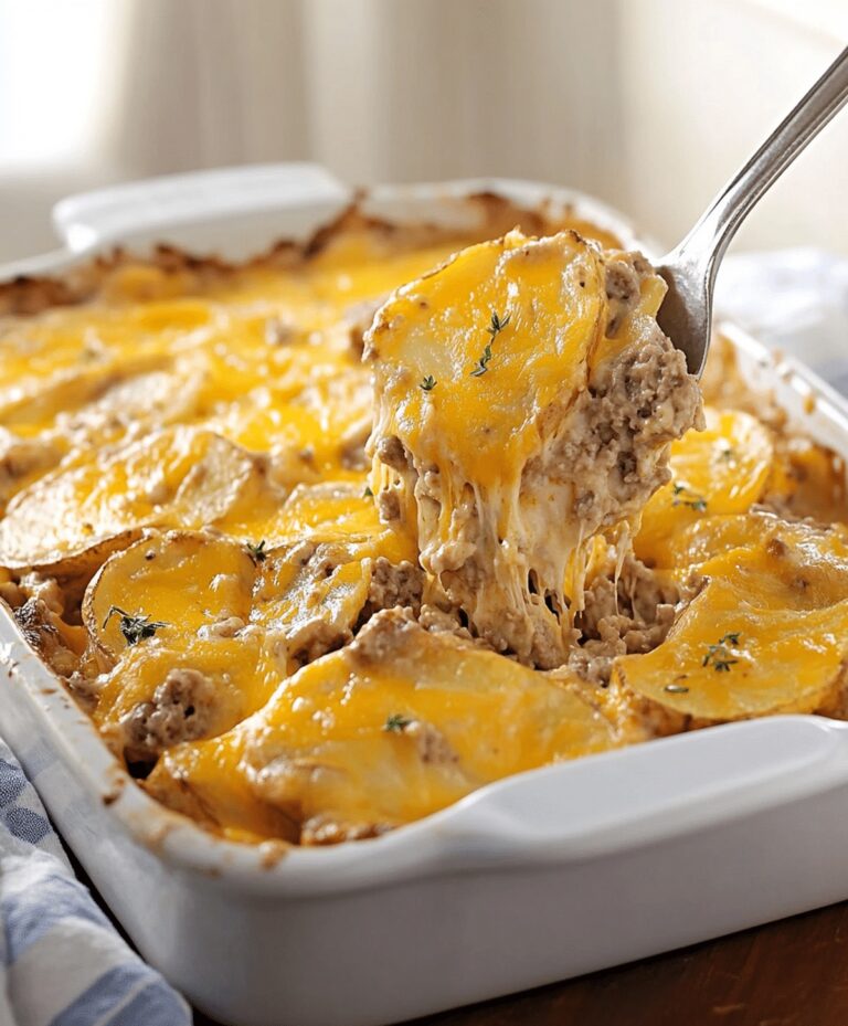 Hearty Hamburger Potato Casserole Recipe