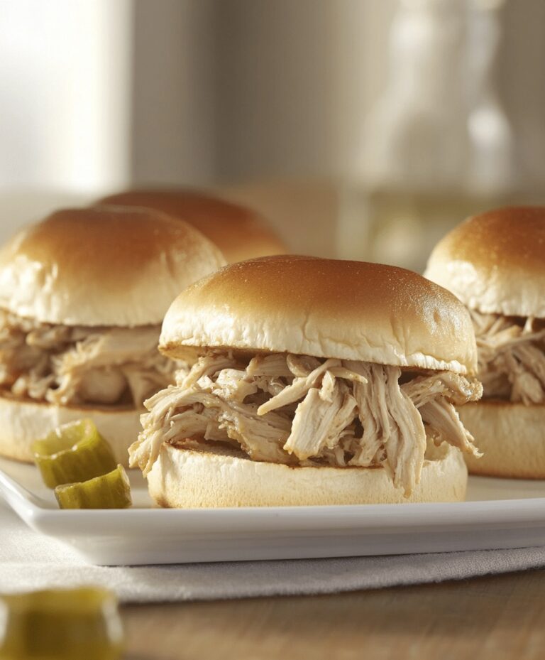 Crock Pot Mississippi Chicken Sliders Recipe