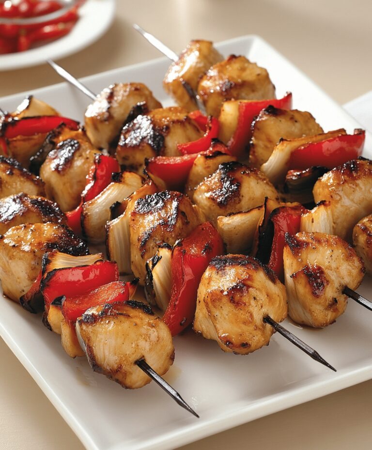 Quick Honey Chicken Kabobs Recipe