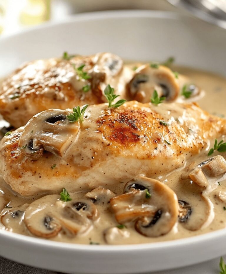 Quick Mushroom Chicken Recipe