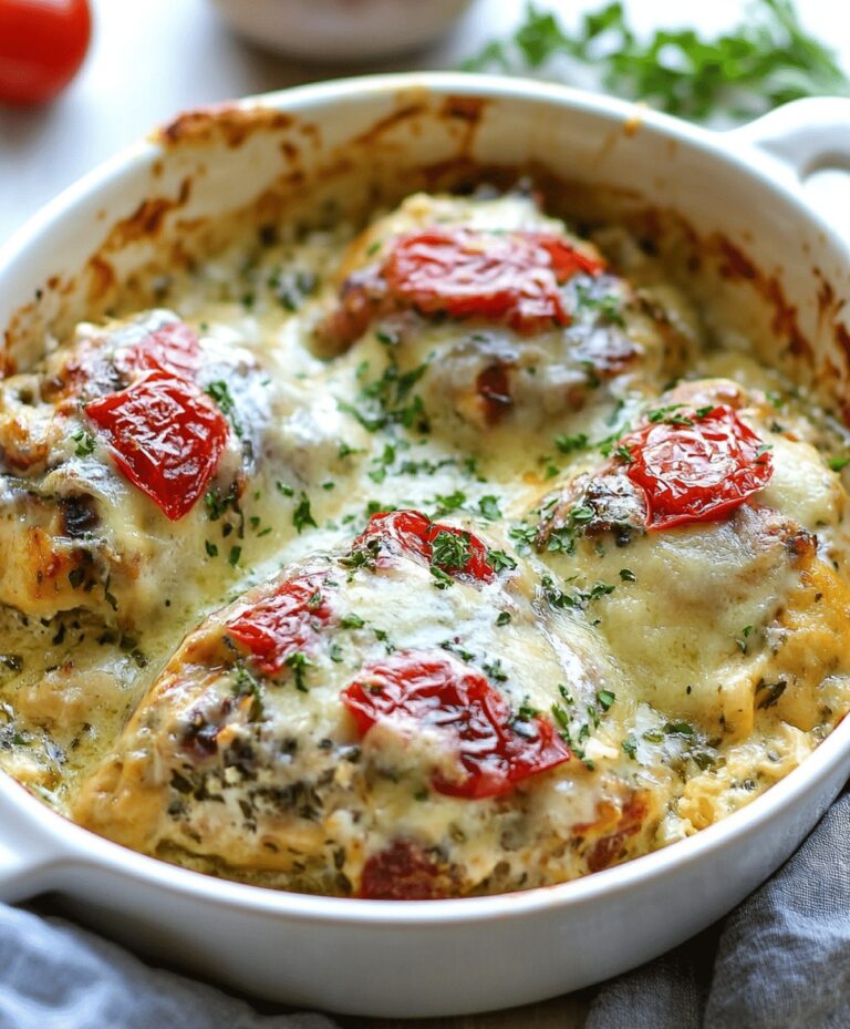 Baked Tuscan Chicken Casserole Recipe