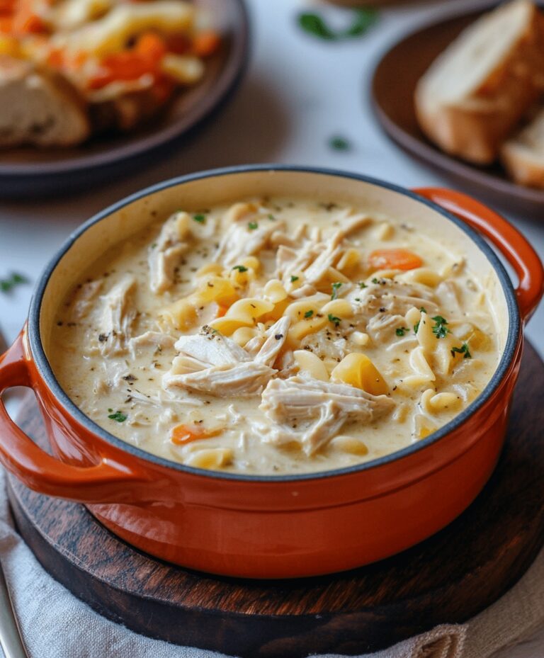Homemade Hearty Chicken Noodle Soup Recipe