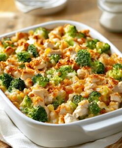 Cheesy Broccoli Chicken Casserole Recipe