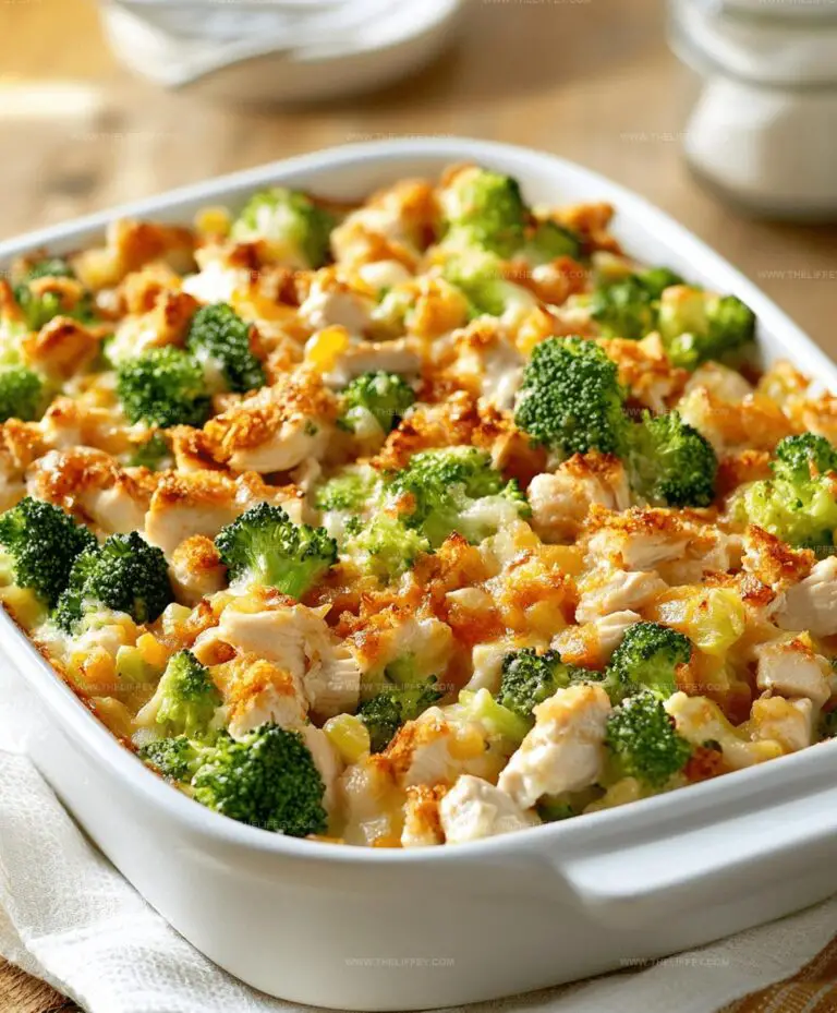 Cheesy Broccoli Chicken Casserole Recipe