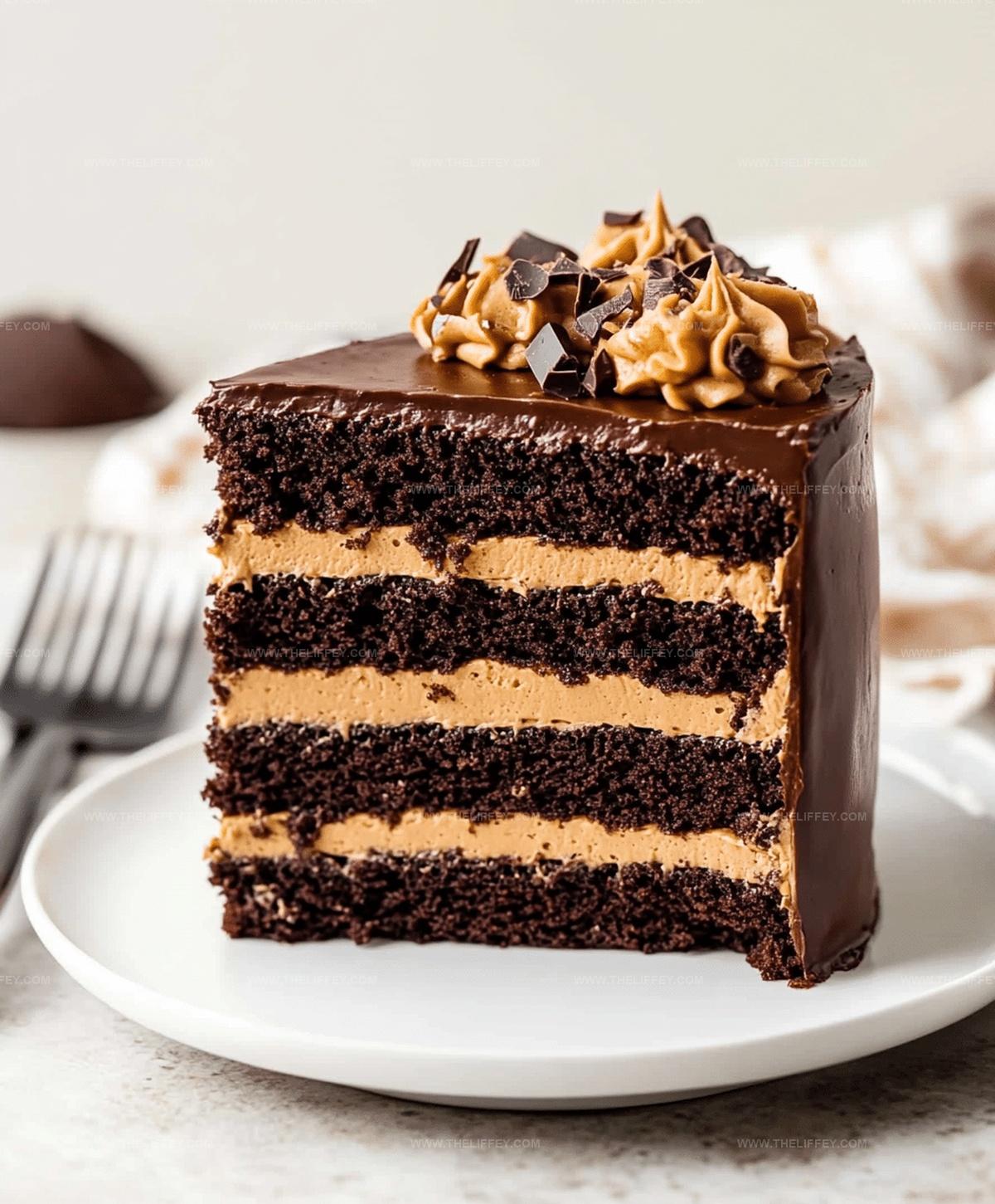 Dark Chocolate Peanut Butter Cake Recipe