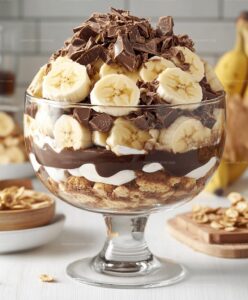 Irresistible Chocolate Peanut Butter Banana Cream Trifle Recipe