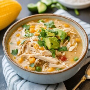 Creamy Slow Cooker White Chicken Chili Recipe